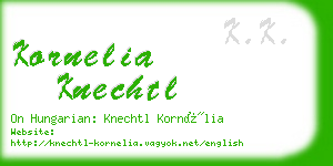 kornelia knechtl business card
